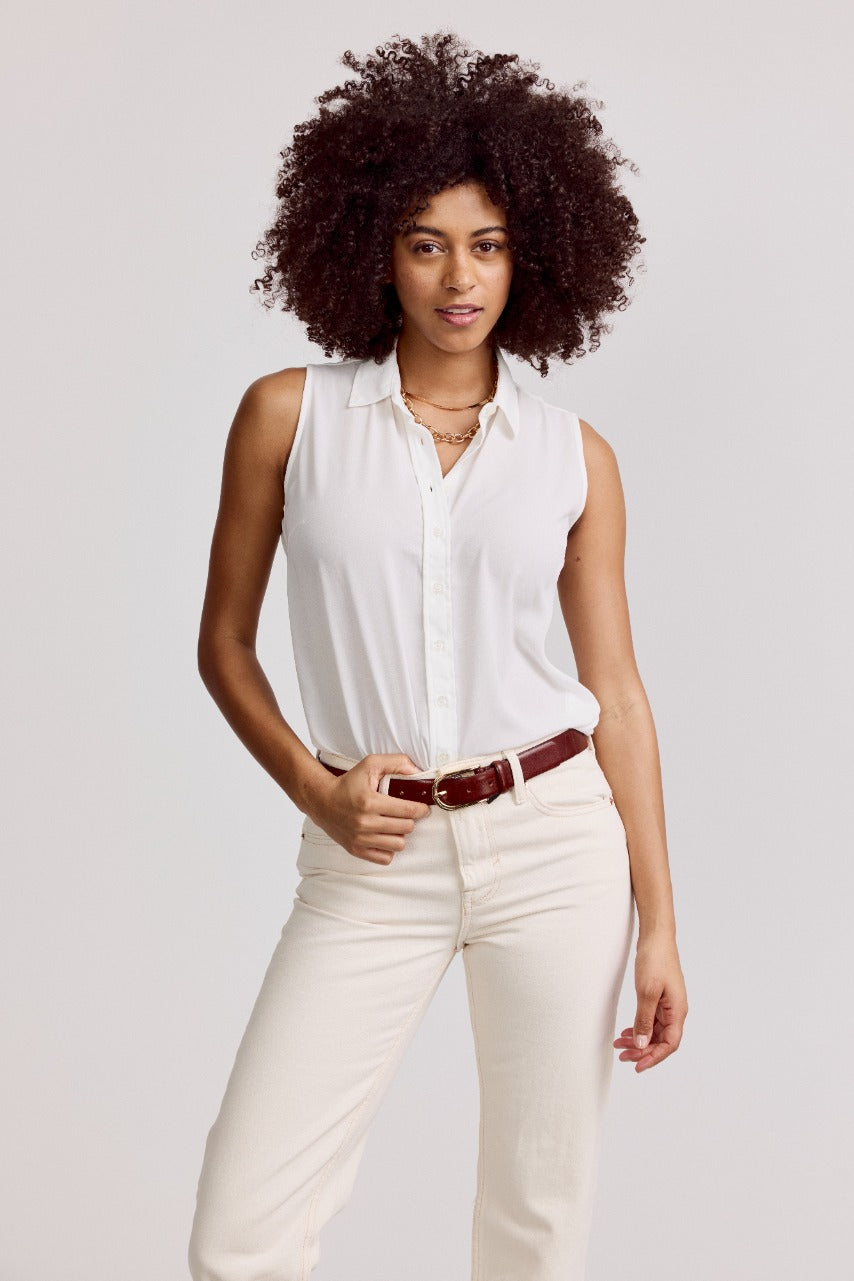The Signature Sleeveless Shirt