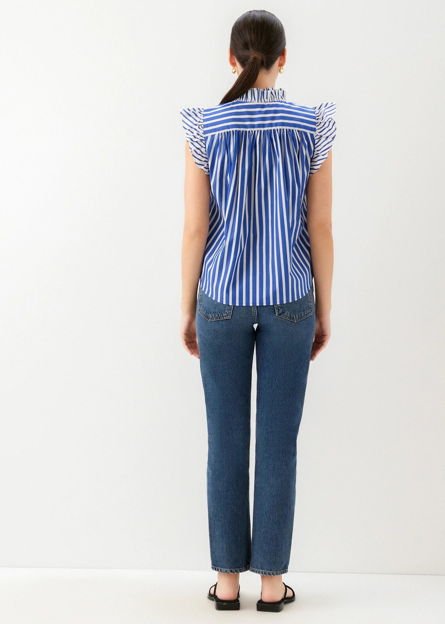 Kelly Ruffle Sleeve Top