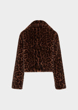 Load image into Gallery viewer, Arya Leopard Faux Fur Jacket
