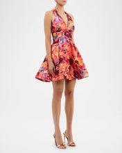 Load image into Gallery viewer, Gardenia Pleated Fit &amp; Flare Mini Dress