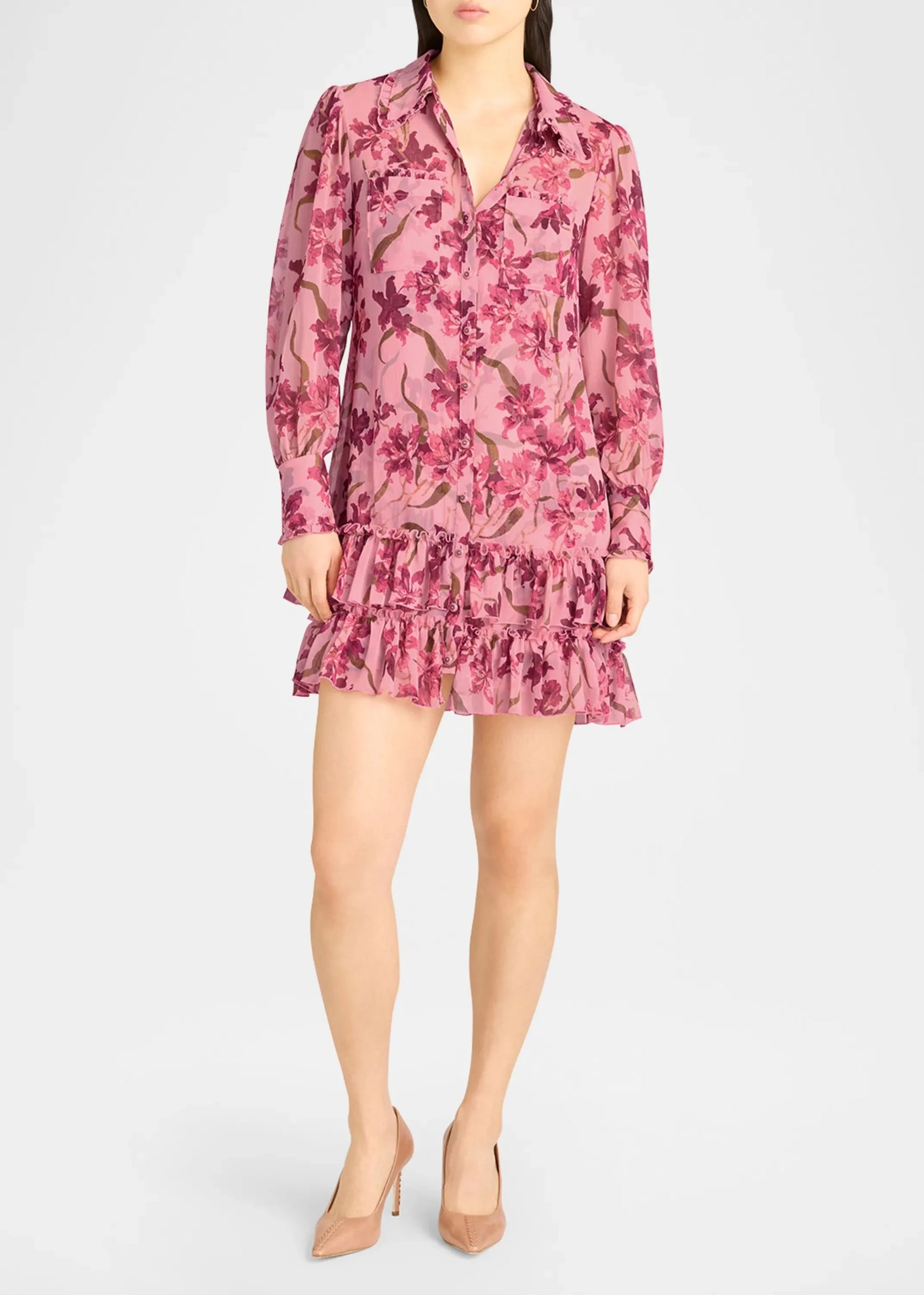 Trailing Hibiscus Lupetto Dress