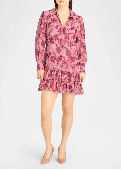 Trailing Hibiscus Lupetto Dress