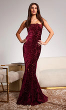 Load image into Gallery viewer, Tamara Velvet Lace Dress