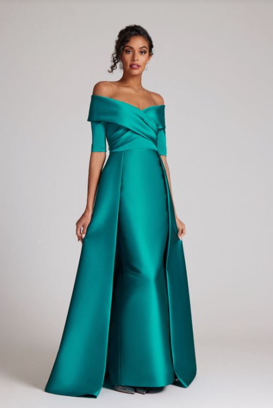 Off The Shoulder Portrait Gazar Gown