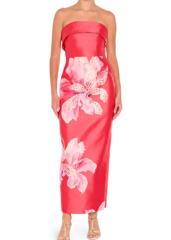 Ciara Printed Faille Dress