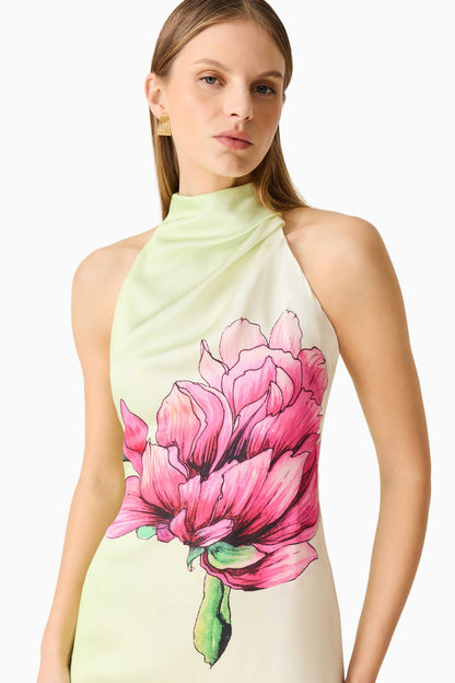 Elisia Halter Neck Mini Dress