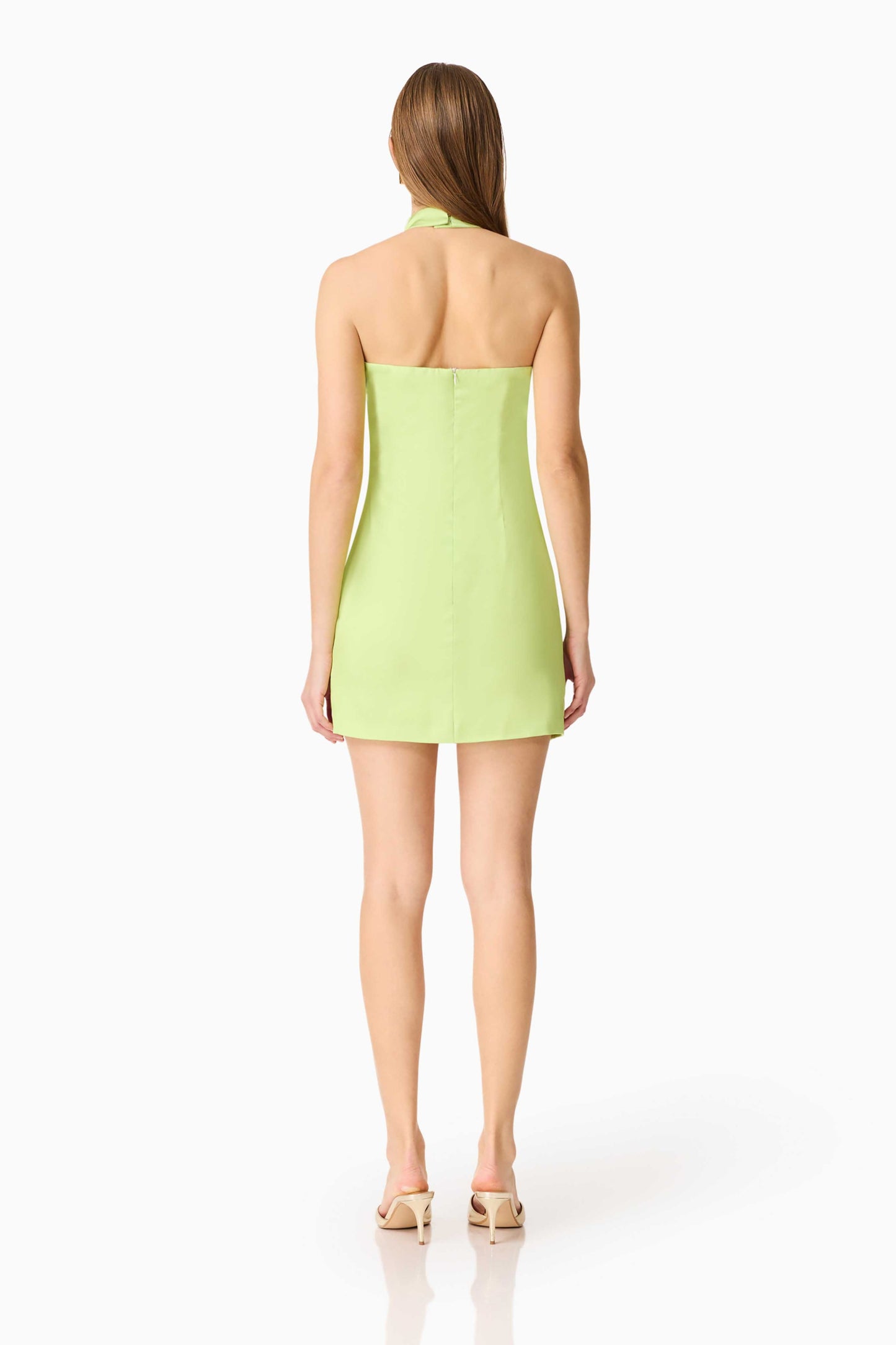 Elisia Halter Neck Mini Dress