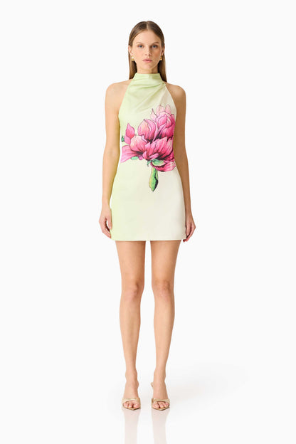 Elisia Halter Neck Mini Dress