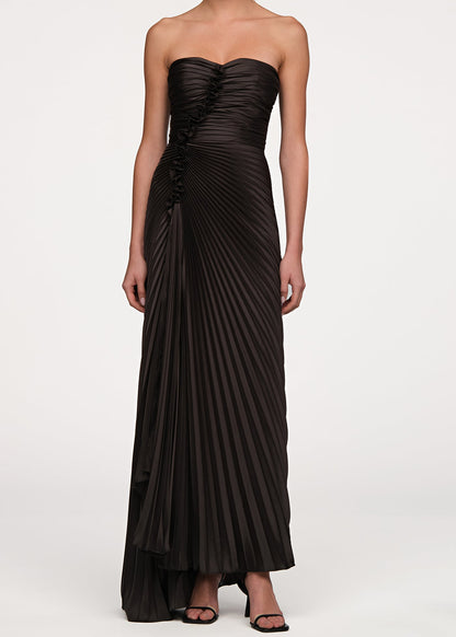 Alexandra Pleated Gown