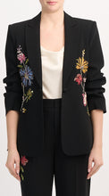Load image into Gallery viewer, Floral Mixed Media Scrunched Cheyenne Blazer