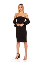 Load image into Gallery viewer, Pleasant Off the Shoulder Midi Dress