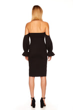 Load image into Gallery viewer, Pleasant Off the Shoulder Midi Dress