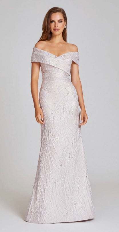 Off the Shoulder Splash Gown