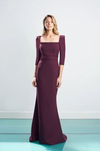 Square Neckline Gown