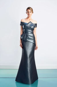 Metallic Fold Gown