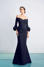 Load image into Gallery viewer, 3/4 Puff Sleeve Gown