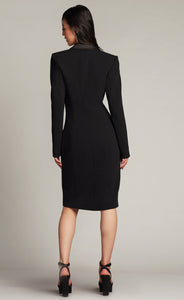 Tux Crepe Dress