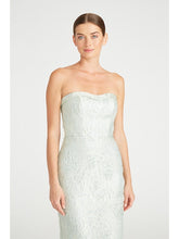 Load image into Gallery viewer, Teal Strapless Midi Dress