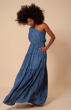 Load image into Gallery viewer, Charlize Solid One Shoulder Maxi