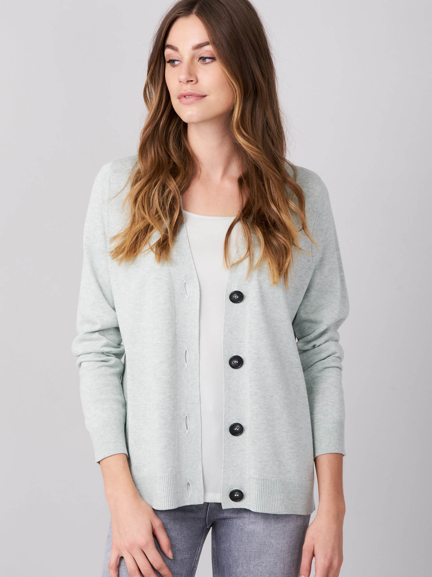 Button Through Cardigan – Bella Rose