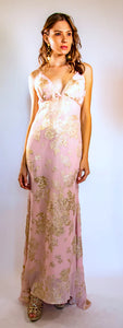 Lanvin Pink and Gold Gown