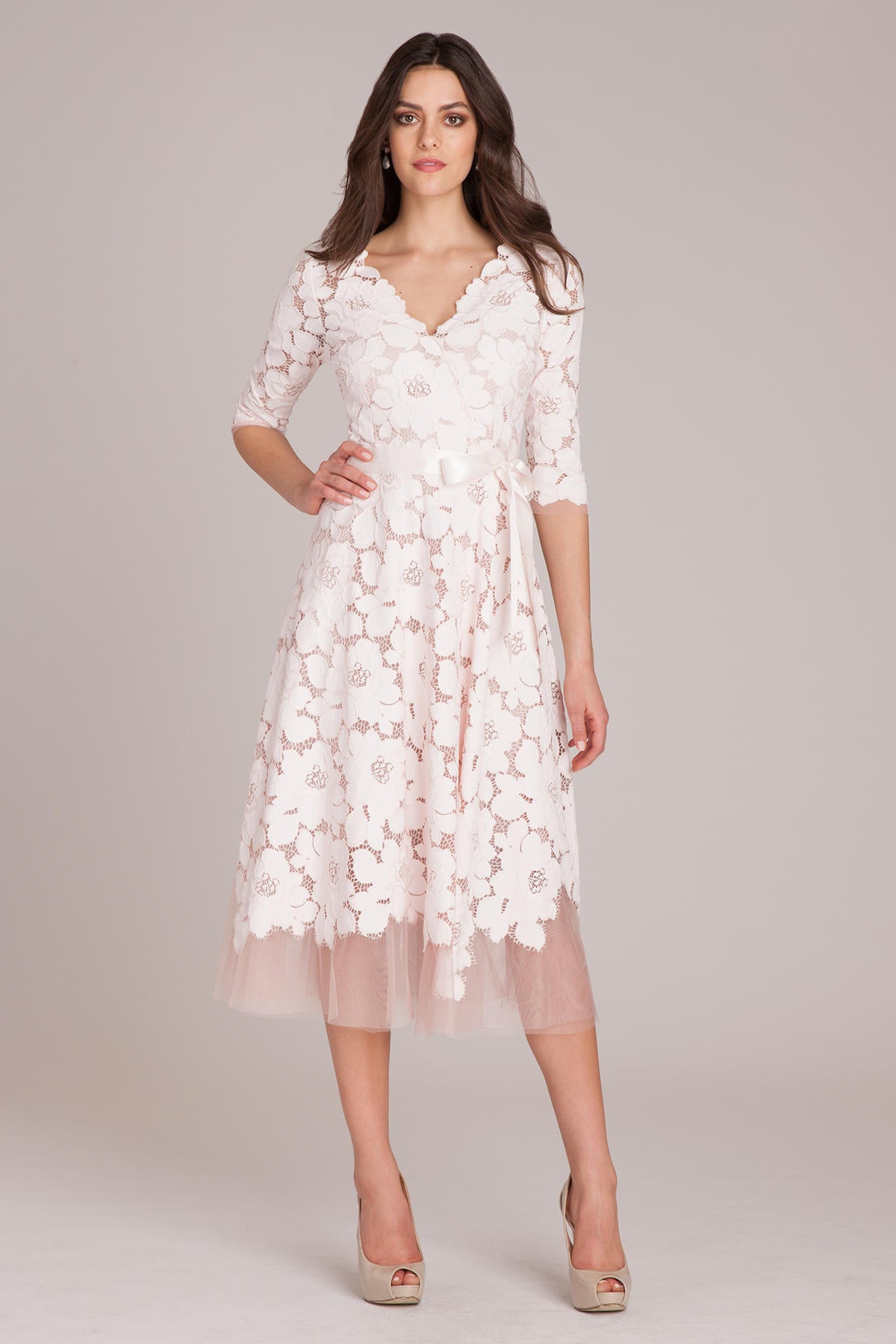 Lace & Tulle fit and flare dress