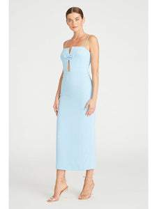 SPAGHETTI STRAP MIDI DRESS