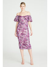 Load image into Gallery viewer, OFF THE SHOULDER MIDI DRESS