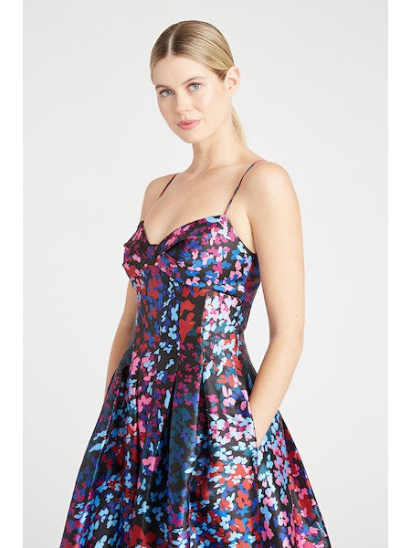 Mikado midi dress