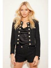 Load image into Gallery viewer, Karson Black Tweed Blazer