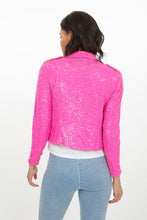 Load image into Gallery viewer, Robin Sequin Moto Jacket