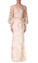 Load image into Gallery viewer, Champagne and Gold Embroidered Gown