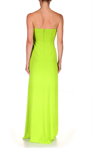 Strapless Bust Drape Gown