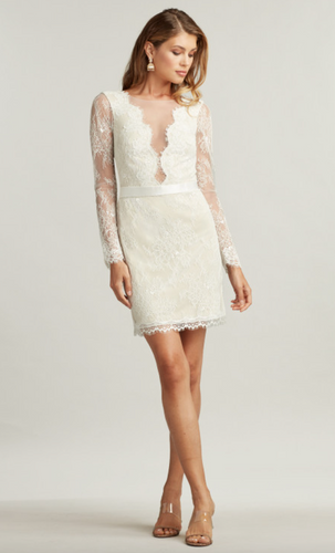 Lenaya Chantilly Lace Long-Sleeve Dress