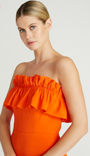 Load image into Gallery viewer, Strapless Faille Midi Dress