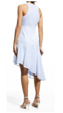 Load image into Gallery viewer, Light Blue Flounce Hem Mini Dress