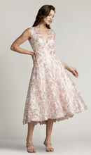 Load image into Gallery viewer, Keaton Embroidered Tulle Midi Dress