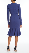 Load image into Gallery viewer, Twist Front Long Sleeve Dress