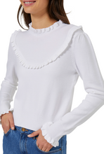 Load image into Gallery viewer, Crewneck Sweater with Ruffles