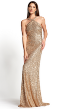 Load image into Gallery viewer, Hawke Sequin Mesh Gown