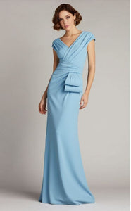 Asier Textured Crepe Gown