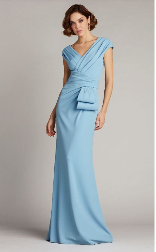 Asier Textured Crepe Gown