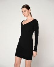 Load image into Gallery viewer, A-Line Asymmetrical Mini Dress