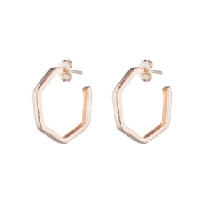 Champagne Lure Pentagon Hoops