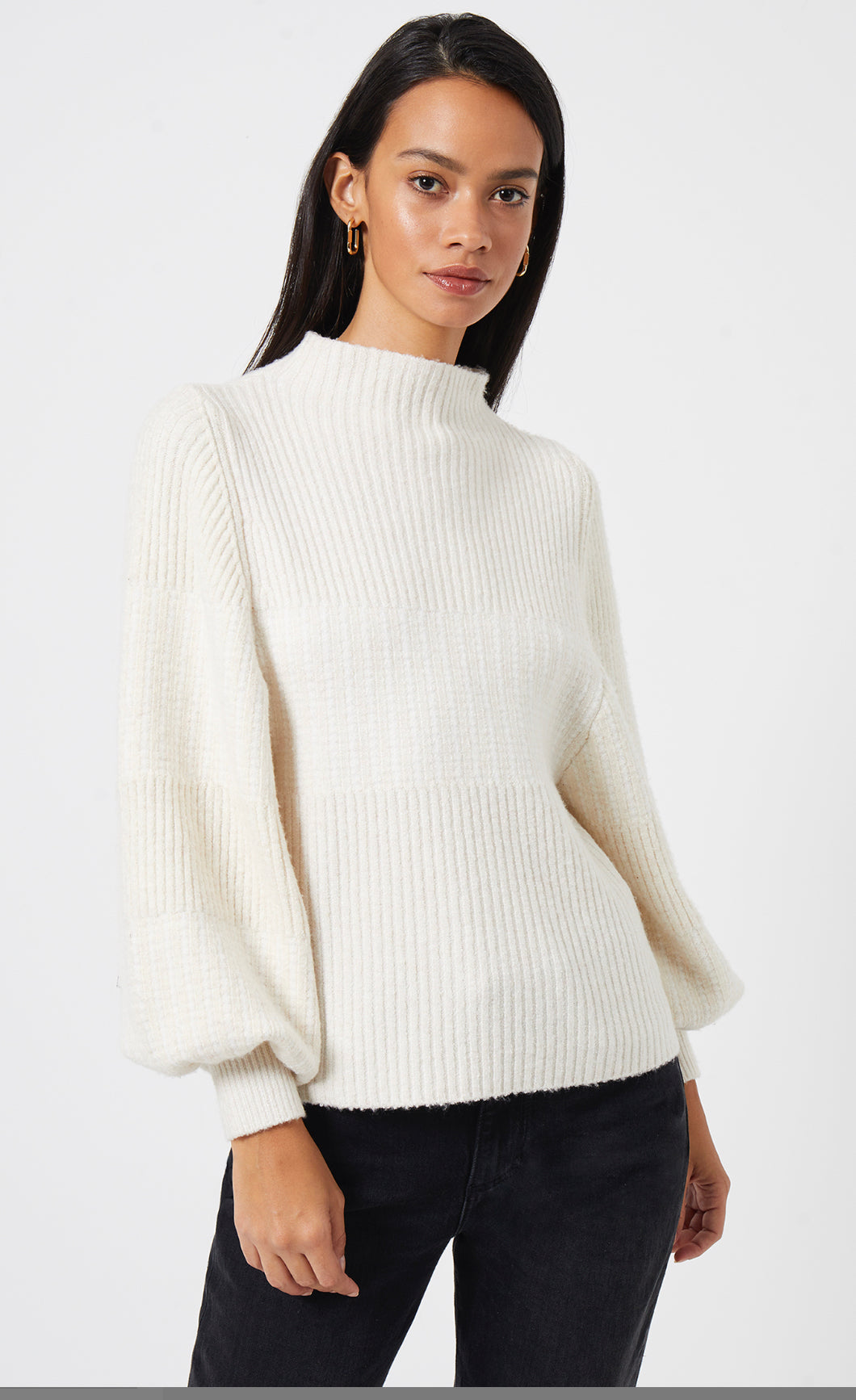 Sofia Knit Balloon Sleeve