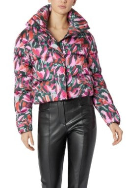 Hayes Cropped Printed Puffer