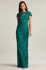 Oran Embroidered Tulle Gown