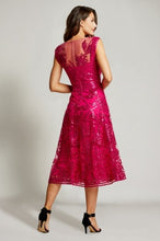 Load image into Gallery viewer, Tea-Length Sequin Dress